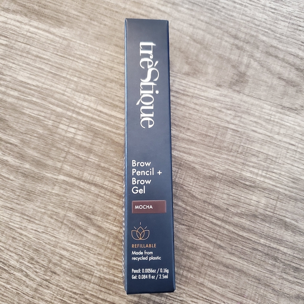 Trestique Brow Pencil + Tinted Gel Color Mocha NIB